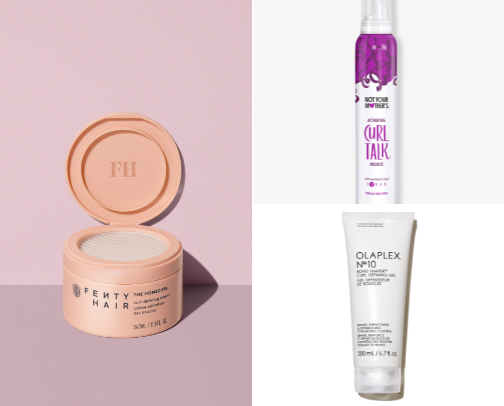 Curly Hair Must-Haves cover photo collage