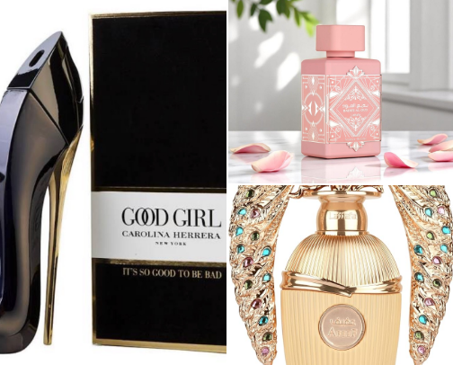 My go to perfume cover photo collage