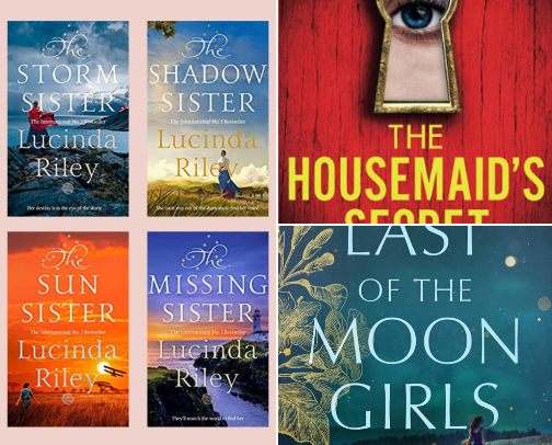 Book Recommendations to keep you guessing 📚 cover photo collage