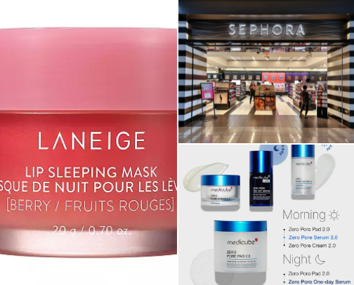 beauty recs cover photo collage