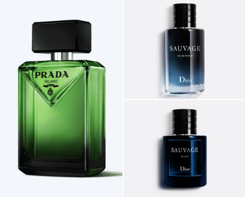 Men’s Fragrance cover photo collage