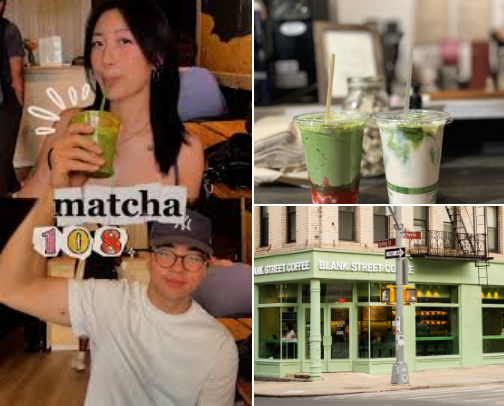 matcha spots in nyc 🍵 cover photo collage
