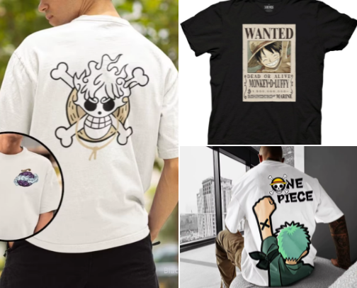 Anime T-shirts under $12 cover photo collage
