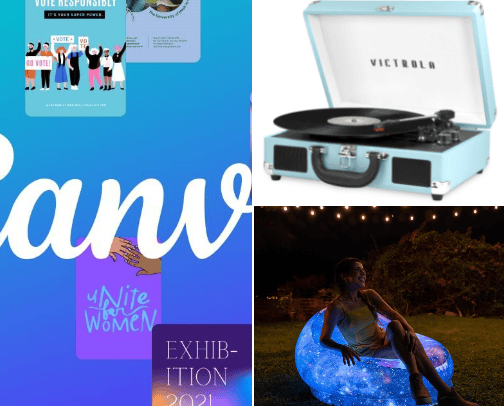 Gadgets/social media cover photo collage