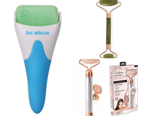 I Tried 9 Ice Rollers and Face Tools So You Don't Have To cover photo collage