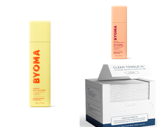 My favorite skincare products cover photo collage