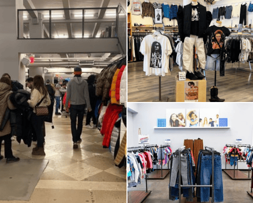 NYC Thrifting Hotspots cover photo collage