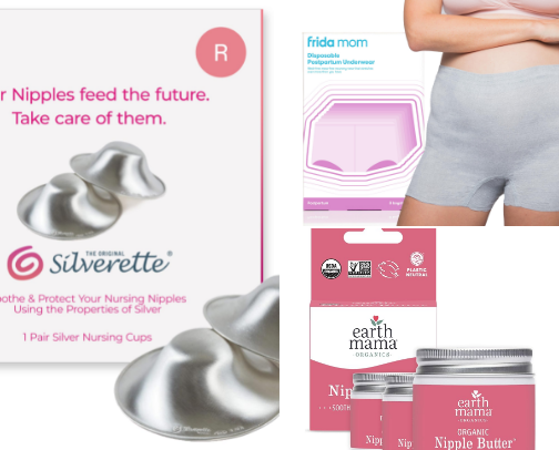 postpartum must haves cover photo collage