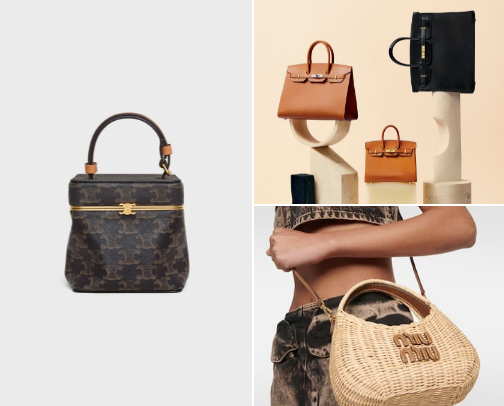 The "It" Bag Guide: Luxury Investment Pieces & Trending Silhouettes cover photo collage