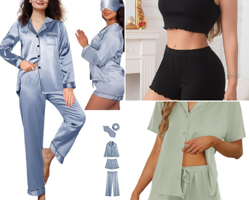 CUTE PJ SETS ❤️ cover photo collage