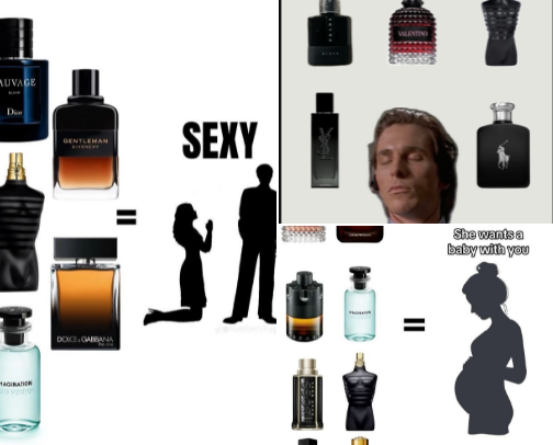 Hubby scents 🩵🖤 cover photo collage