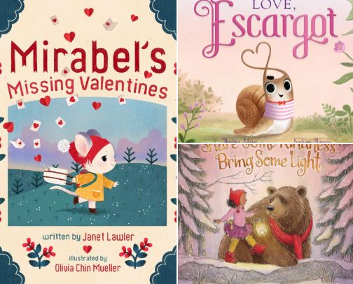 Valentine's Day picture books cover photo collage