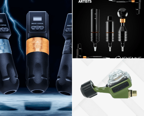 Tattoo Machines cover photo collage