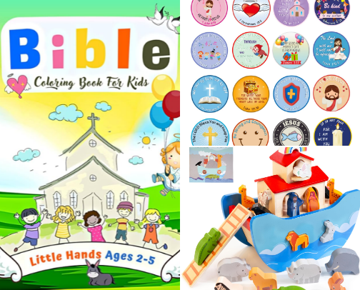 Faith & Craft Time with Kids cover photo collage