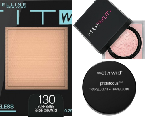 best setting powders🌸 cover photo collage