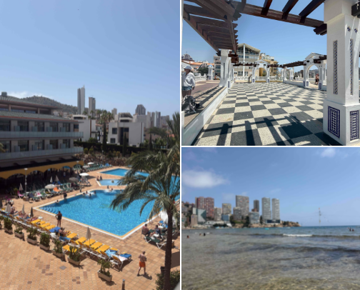 Benidorm in June 🌴 cover photo collage