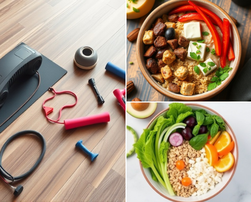 How to Lose Fat, Not Muscle cover photo collage