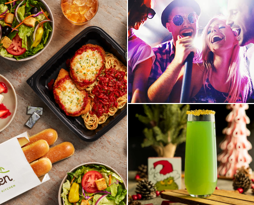 Christmas Cocktail Night cover photo collage