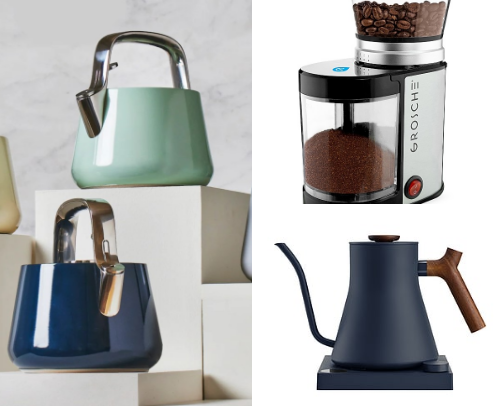 Café Essentials for Home Rituals. cover photo collage