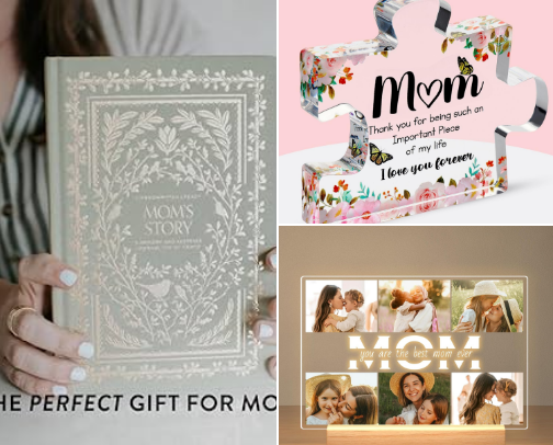 Keepsake Gift Ideas For Moms cover photo collage