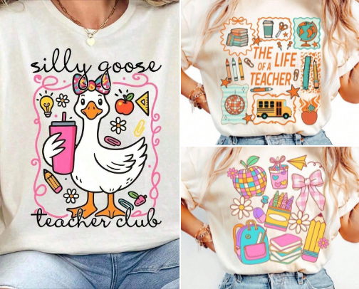 SHEIN teacher outfit pieces - elementary cover photo collage