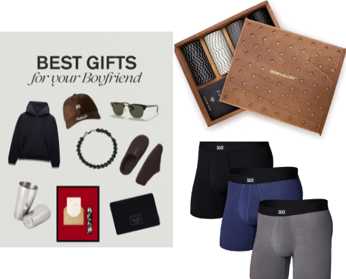 Gifts for Him: Christmas 2025 Edition cover photo collage