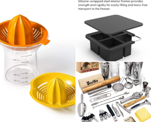 Essential Barware & Tools for Cocktail Making cover photo collage