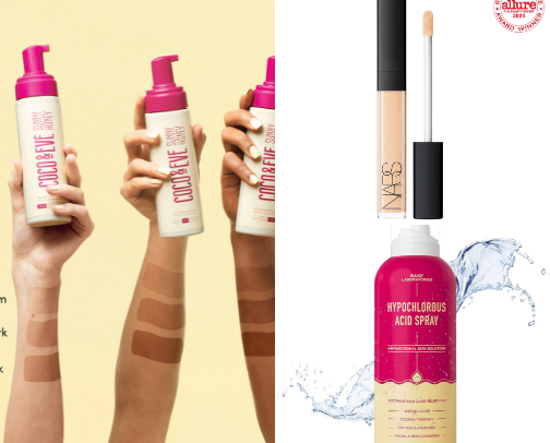 Makeup/ beauty for my acne girlies cover photo collage