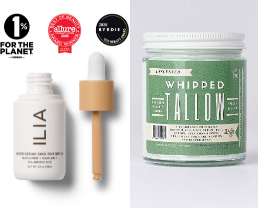 Low tox beauty cover photo collage