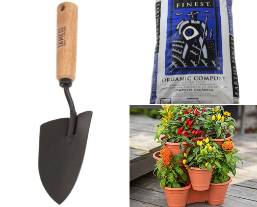 My go to gardening supplies cover photo collage