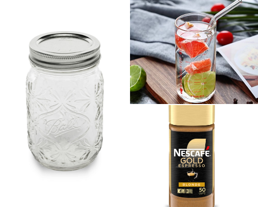 Best hot or iced coffee recipes on a budget  ☕️ cover photo collage