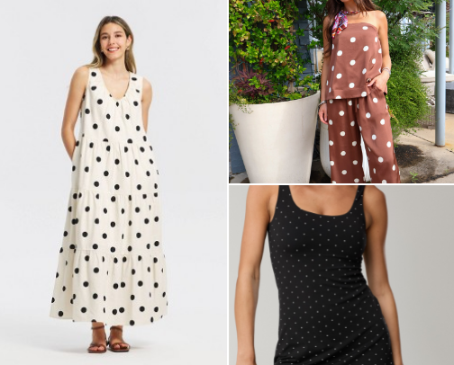 Polka Dots cover photo collage