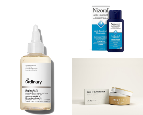 current skincare routine ˙⋆✮ cover photo collage