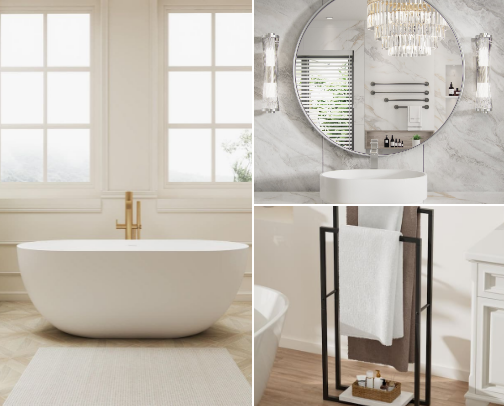 ✨️Aesthetic Bathroom✨️ cover photo collage