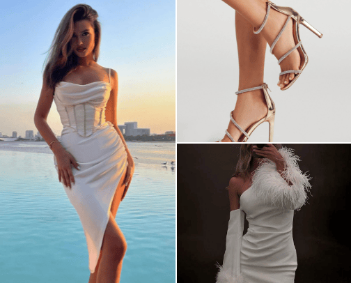 FANCY DRESSES AND HEELS cover photo collage