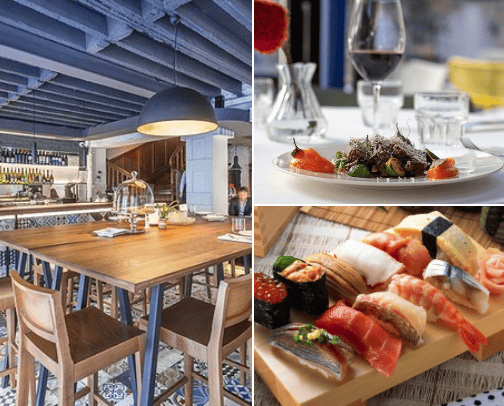 Belgrade best restaurants cover photo collage