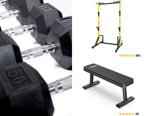 Home Gym Equipment cover photo collage
