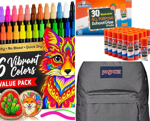Back to School Essentials cover photo collage