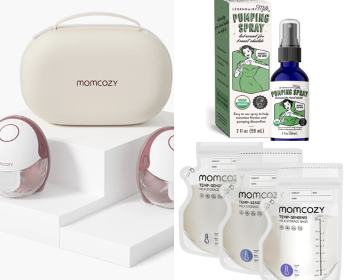 Pumping Must Haves cover photo collage