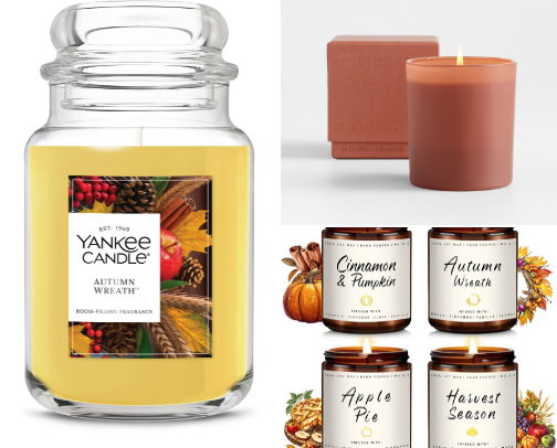 Cozy Up for Fall: Candles, Decor & Drinkware 🍁🧡 cover photo collage