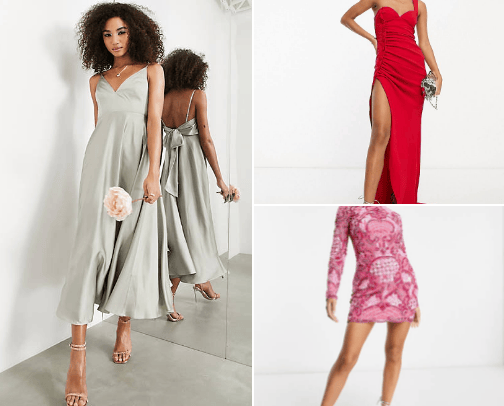 Prom dresses cover photo collage