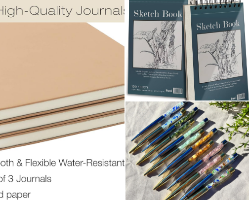 Writing/Office Essentials cover photo collage