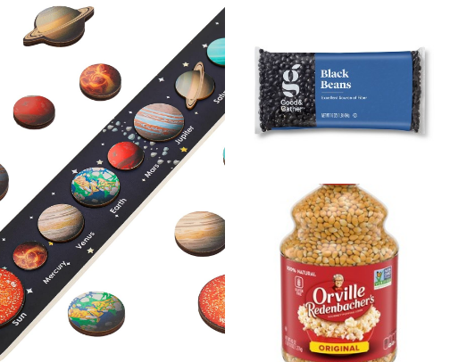 Space Unit Study & Sensory cover photo collage