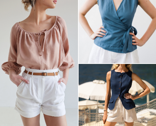 My Favorite Linen Vest Top ever! cover photo collage