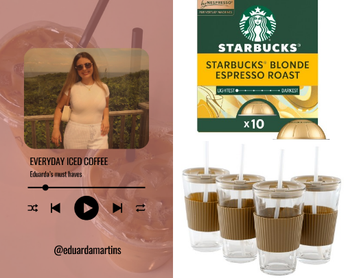 My Everyday Iced Coffee cover photo collage