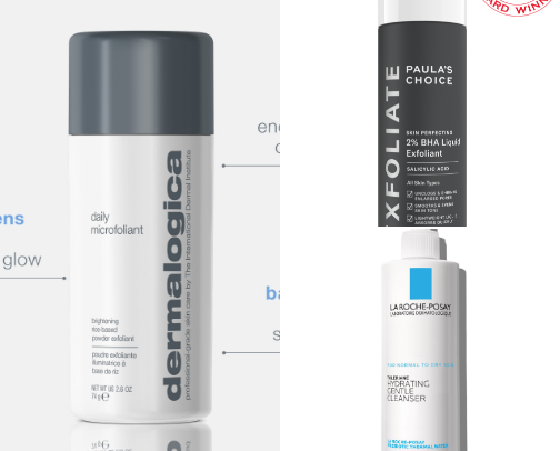Skincare for Acne-Prone Skin cover photo collage