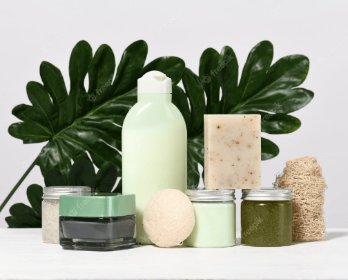 Skin care cover photo collage