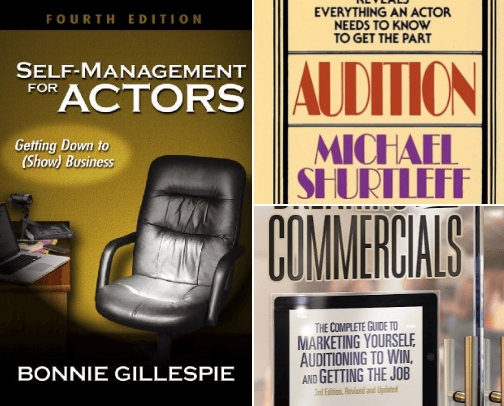 Acting Book Recs 🎭📚 cover photo collage