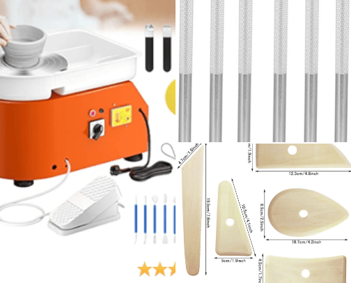 pottery supplies cover photo collage