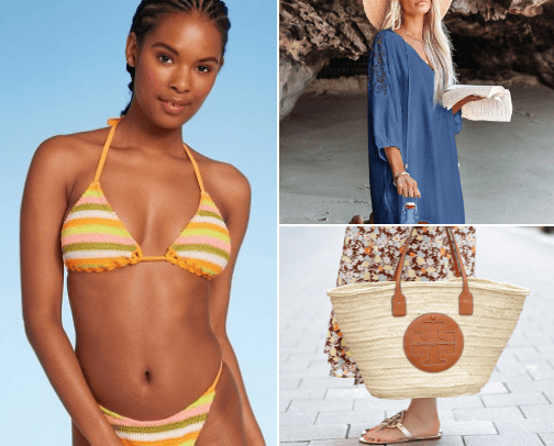 Beach wear Essentials cover photo collage